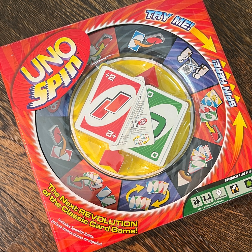 Vintage UNO Spin Game [Cosmetic Damages!]